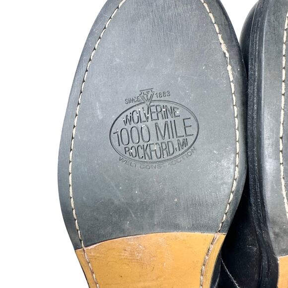Wolverine | Men | Montague 1000 Mile Welt Leather Chelsea Boots | Size 8 D - Picture 10 of 16